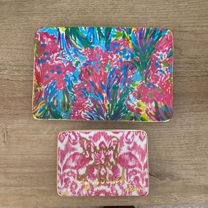 Lilly Pulitzer Jewelry Trays (Set of 2)
